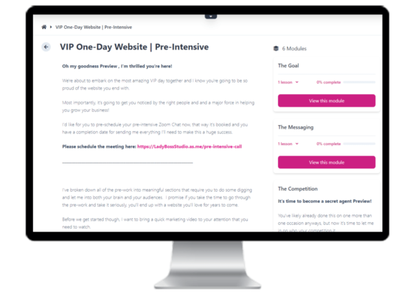 Day One Web Create Your Website in one Day? Here's how we do it! - Lady Boss Studio ...