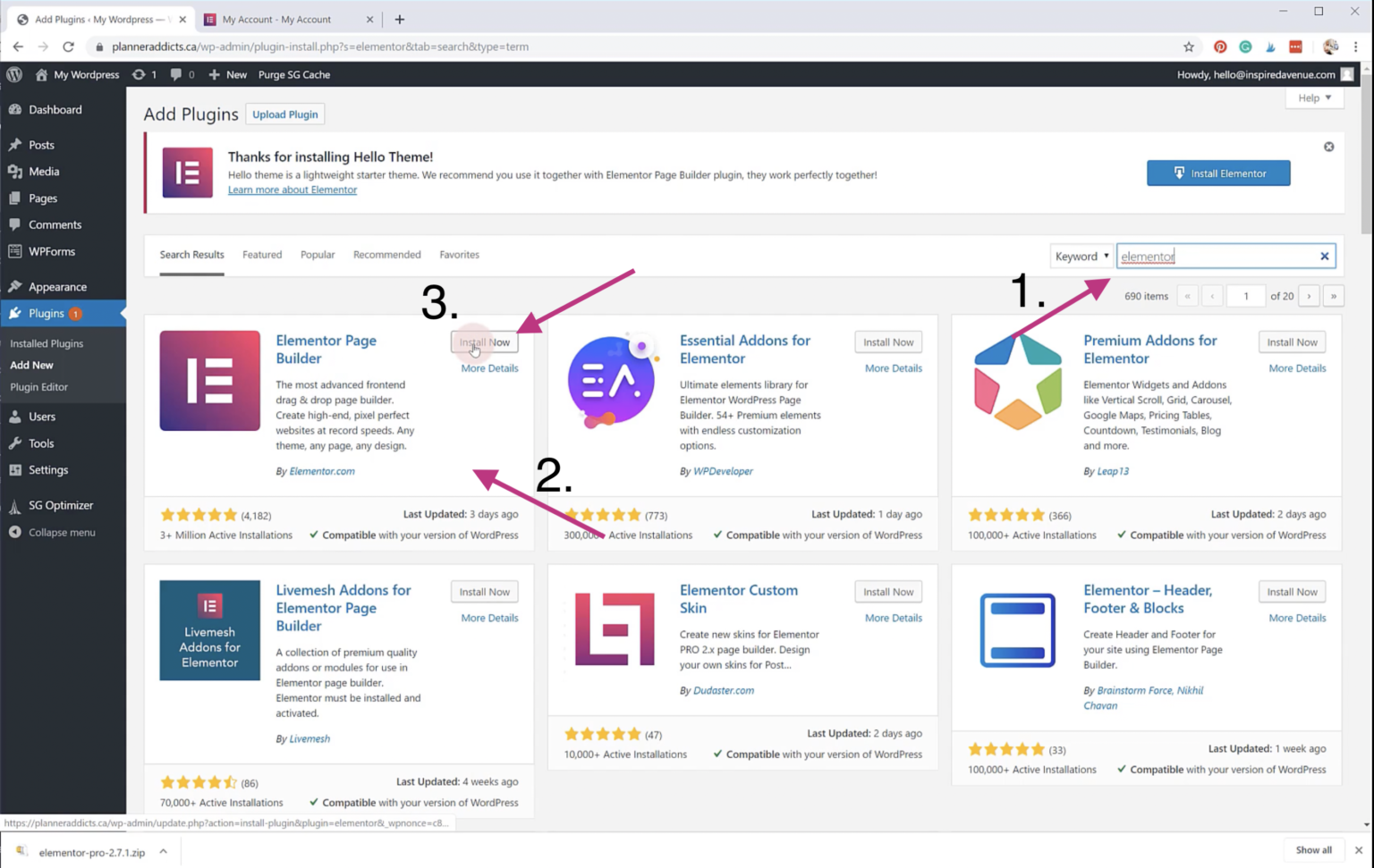How to use Elementor Plugin to Design Your Website