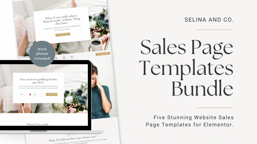 Selina & Co Elementor Sales Page Templates